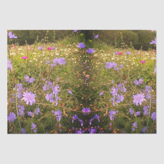 Cottagecore Flower Meadow Tissue Paper (Front)