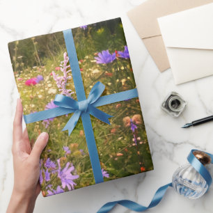 Cottagecore Flower Meadow Wrapping Paper