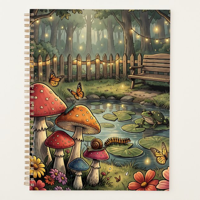 Cottagecore Forest Scene Planner (Front)