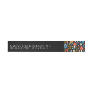Cottagecore Forest Wrap Around Label