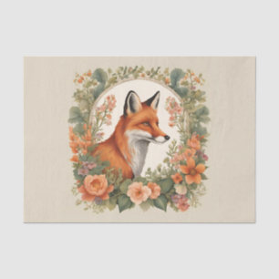 Cottagecore Fox Decoupage Tissue Paper