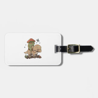 Cottagecore Frog  Aesthetic Mushroom Cute Goblinco Luggage Tag