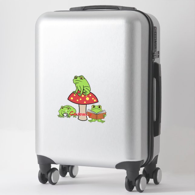 Cottagecore Frogs Thunder_Cove  (Suitcase)