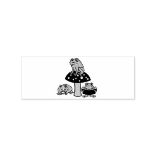 Cottagecore Frogs Thunder_Cove  Rubber Stamp