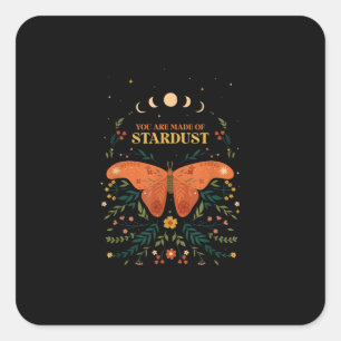 Cottagecore Goblincore Academia Aesthetic Goth Wic Square Sticker