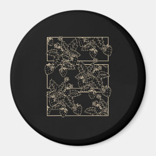 Cottagecore Goblincore Aesthetic Strawberries Magnet