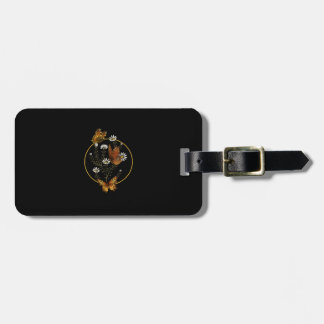 Cottagecore Goblincore Fairycore Graphic Flower Bu Luggage Tag