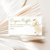 Cottagecore Goose Gingham Diaper Raffle Entry