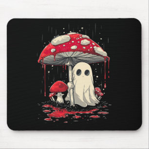 Cottagecore Halloween Shirt Ghost Mushroom Spooky  Mouse Pad