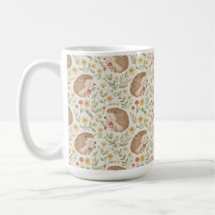 Cottagecore Hedgehog Coffee Mug