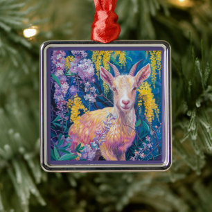 Cottagecore Lucky Capricorn Ornament