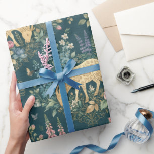 Cottagecore Lucky Capricorn Wrapping Paper