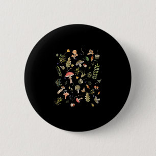 Cottagecore Mushroom Aesthetic Academia Goblincore 6 Cm Round Badge