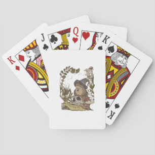 Cottagecore Mushroom Botanical Witchy Frog Goblinc Playing Cards