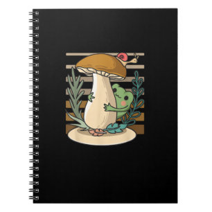 Cottagecore Mushroom Forest Toad Goblincore Mycolo Notebook
