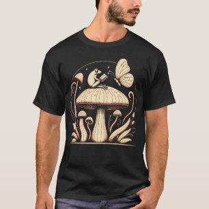Cottagecore Mushroom Frog Dark Academia Women Gobl T-Shirt
