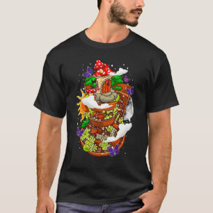 Cottagecore Mushroom House Garden Fairy Cottage My T-Shirt