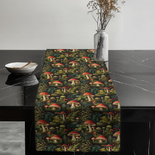 Cottagecore Mushroom Runner Rustic Nature Table