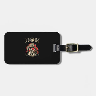 Cottagecore Mushrooms Academia Goblincore Aestheti Luggage Tag