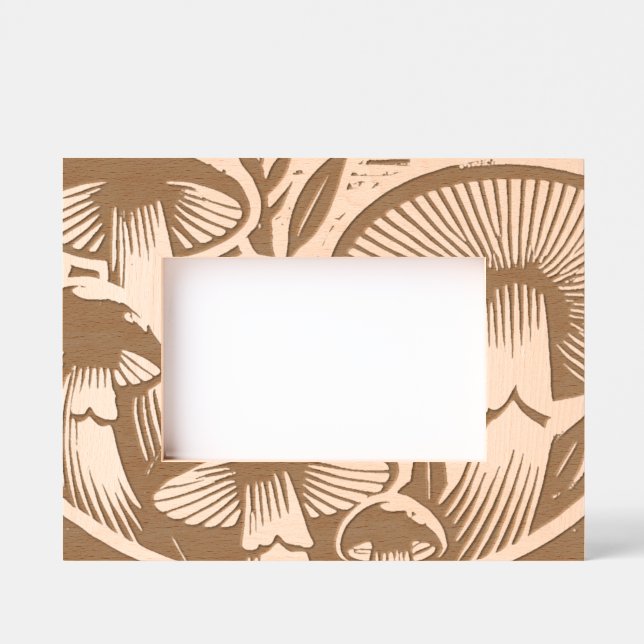 Cottagecore Mushrooms                              Etched Frames (Front)