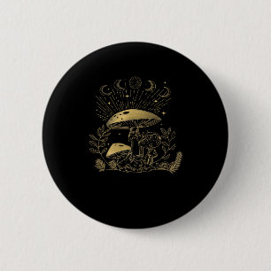 Cottagecore Mushrooms Fungi Goblincore Aesthetic 6 Cm Round Badge