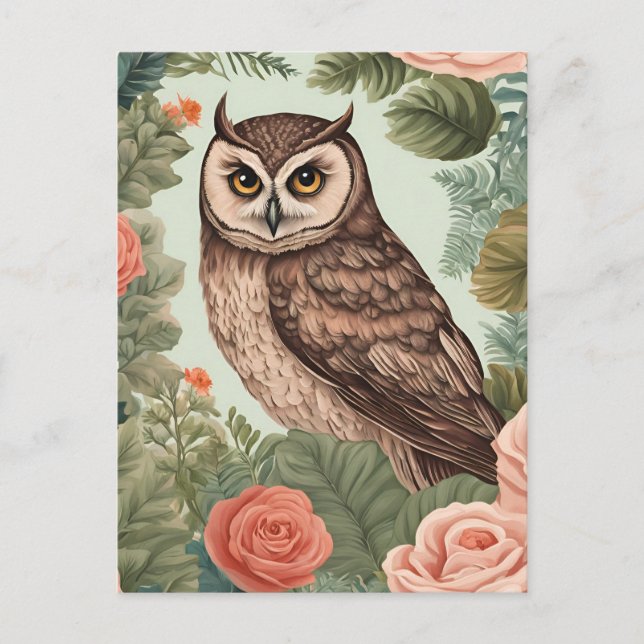 Cottagecore Owl Postcard (Front)