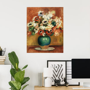 Cottagecore Renoir Floral Bouquet Fine Art Poster