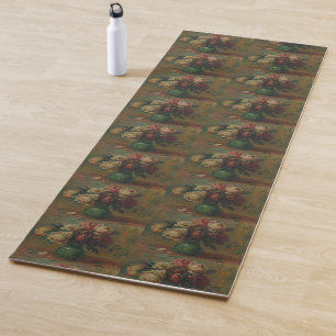 Cottagecore Renoir Floral Vintage Rose Art Yoga Mat