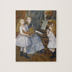 Cottagecore Renoir Musical Sisters Vintage Art Jigsaw Puzzle