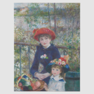 Cottagecore Renoir Sisters Garden Landscape Tissue Paper