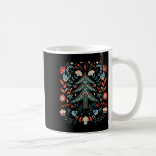 Cottagecore Scandinavian Wildflower Folklore Art C Coffee Mug