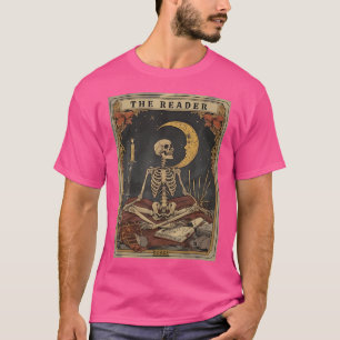 Cottagecore Skeleton Aesthetic Tarot Card The Read T-Shirt