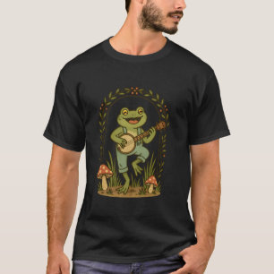 Cottagecore Whimsical Cheerful Anthropomorphic Fro T-Shirt