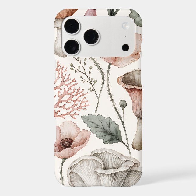 Cottagecore Wildflower iPhone Case (Back)
