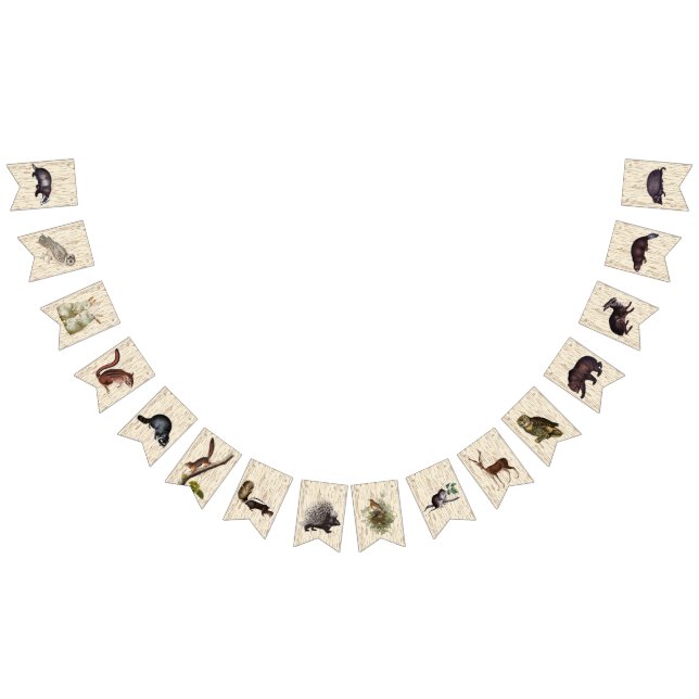 Cottagecore Woodland Animal Bunting Bunting (All)