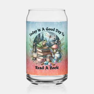 Cottagecore Woodlands, Books, Frog  Can Glass