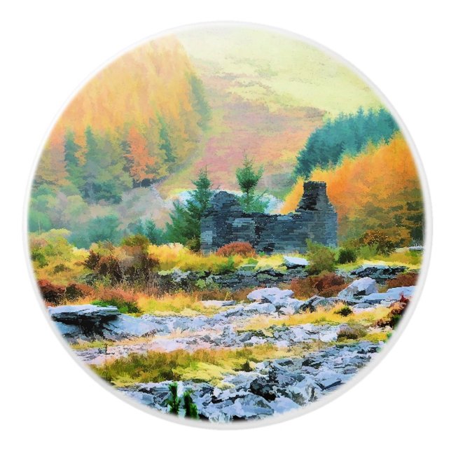 COTTAGES CERAMIC KNOB (Front)
