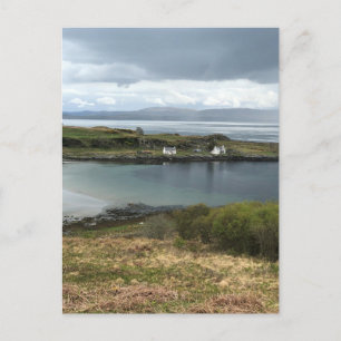 Cottages on the Isle of Jura. Scottish Island Postcard