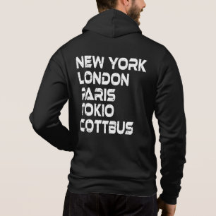 Cottbus New York London Tokio Paris Hoodie