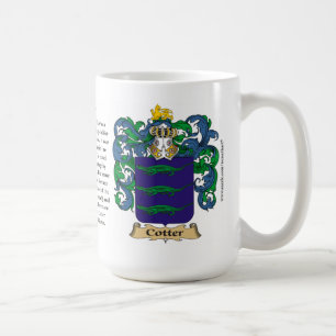 Cotter, the Origin, the Meaning and the Crest Coffee Mug
