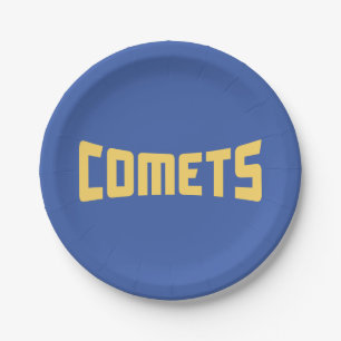 Cottey College Comets Paper Plate