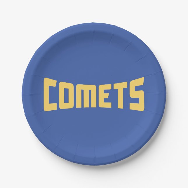 Cottey College Comets Paper Plate (Front)