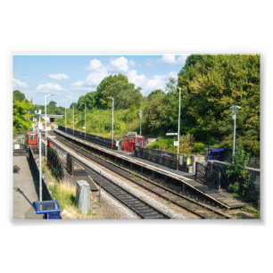 Cottingley Railway Station, Leeds Photo Print