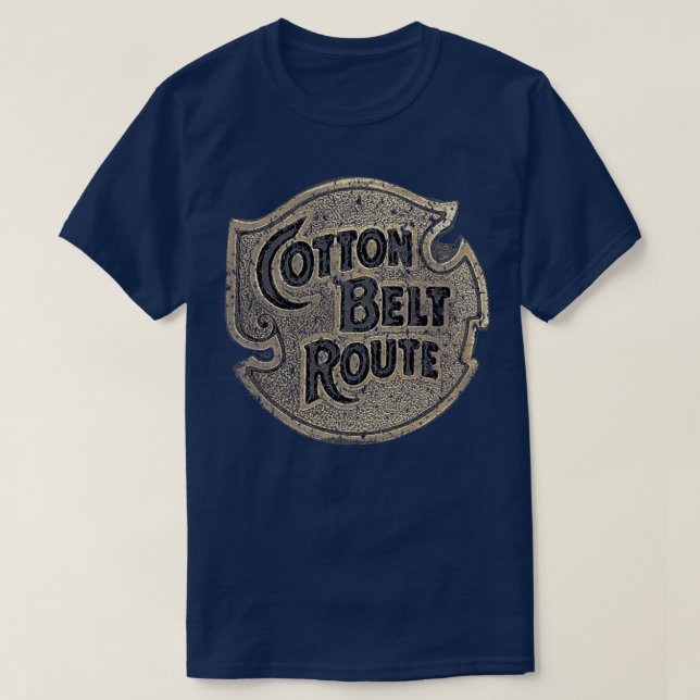 Cotton Belt Route Railroad USA T-Shirt (Design Front)