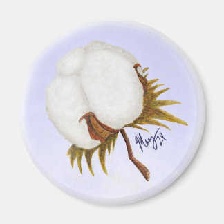 cotton boll 1 magnet