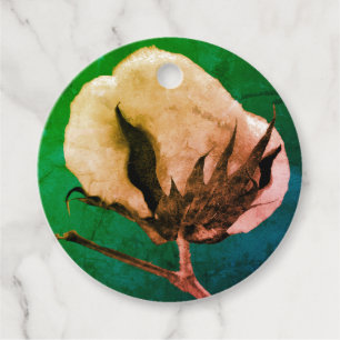 Cotton Boll Favour Tags