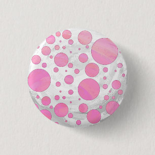 Cotton Candy 3 Cm Round Badge