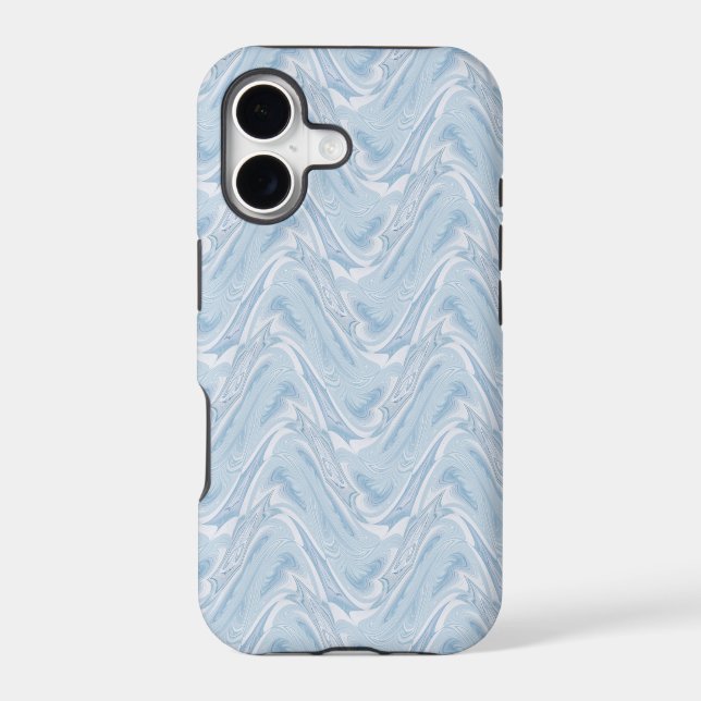 Cotton Candy Blue Abstract (Back)
