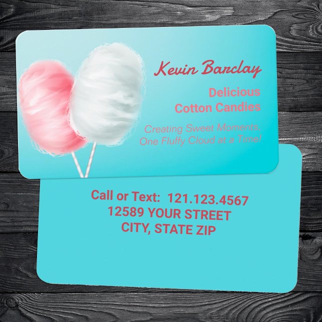 Cotton Candy Business Card (Cotton Candy Business Cards)