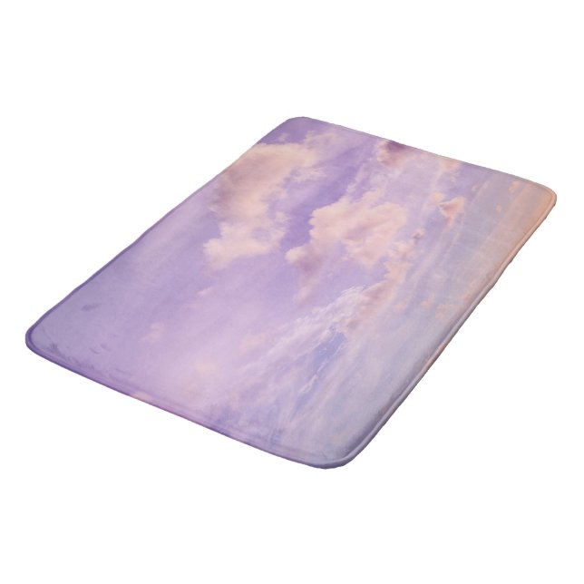 Cotton Candy Caribbean Clouds 1 Bath Mat (Angled)